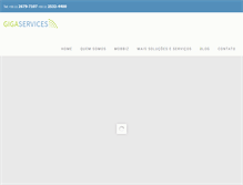 Tablet Screenshot of gigaservices.com.br